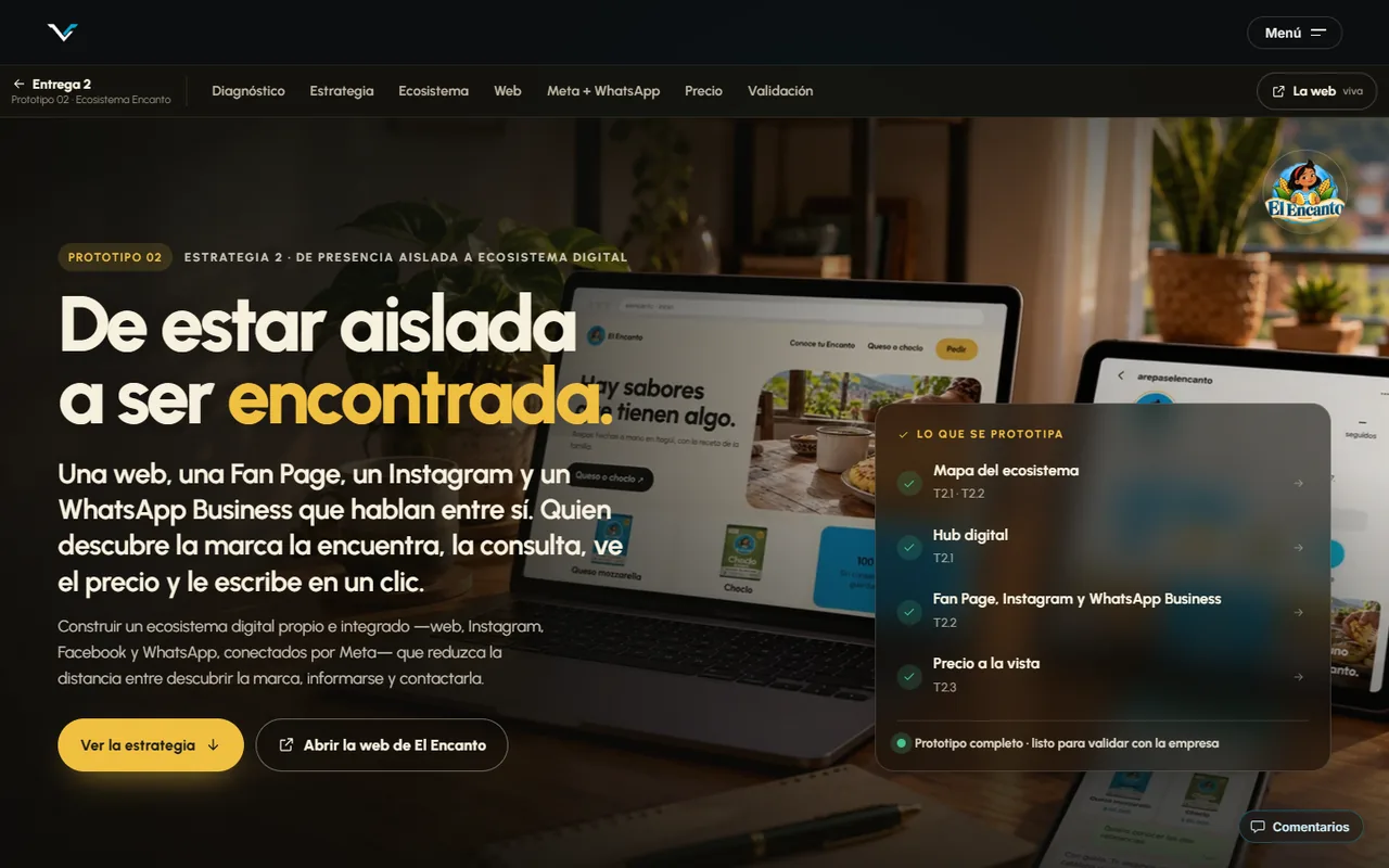 Portada del prototipo